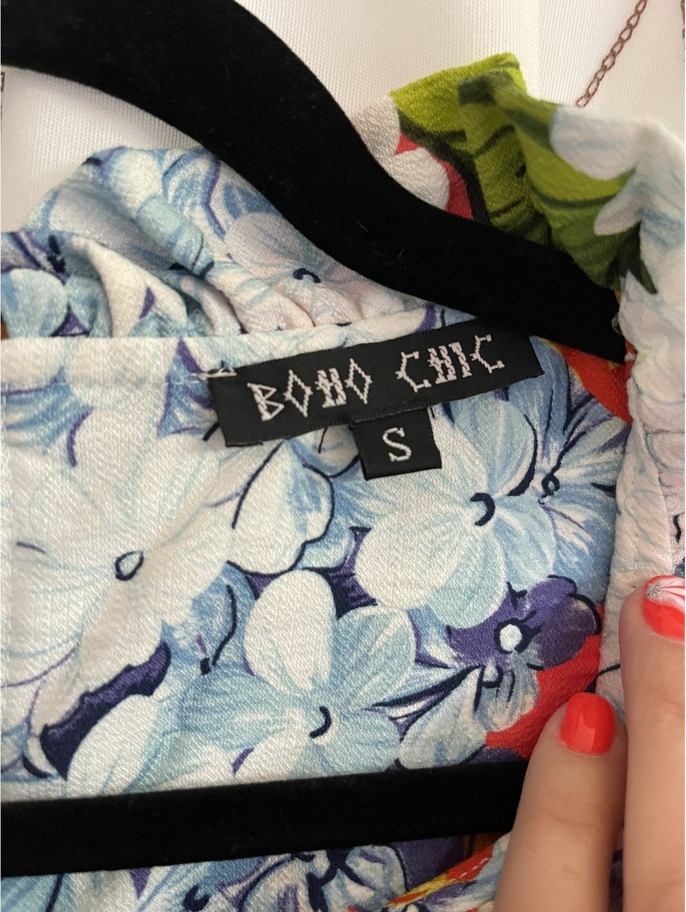 Boho Chic | S | Tropical Floral Sleeveless Dress - Picture 4 of 11